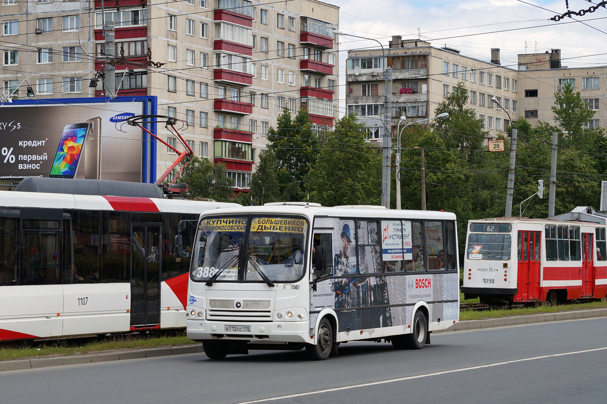 Санкт-Петербург, ПАЗ-320412-04 № 507