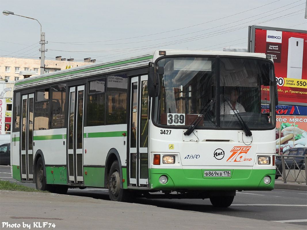 Санкт-Петербург, ЛиАЗ-5293.53 № 3427