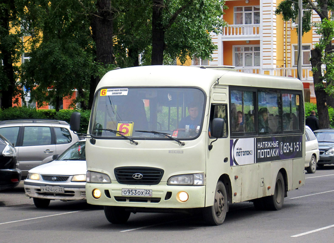 Алтайский край, Hyundai County SWB C08 (РЗГА) № О 953 ОХ 22