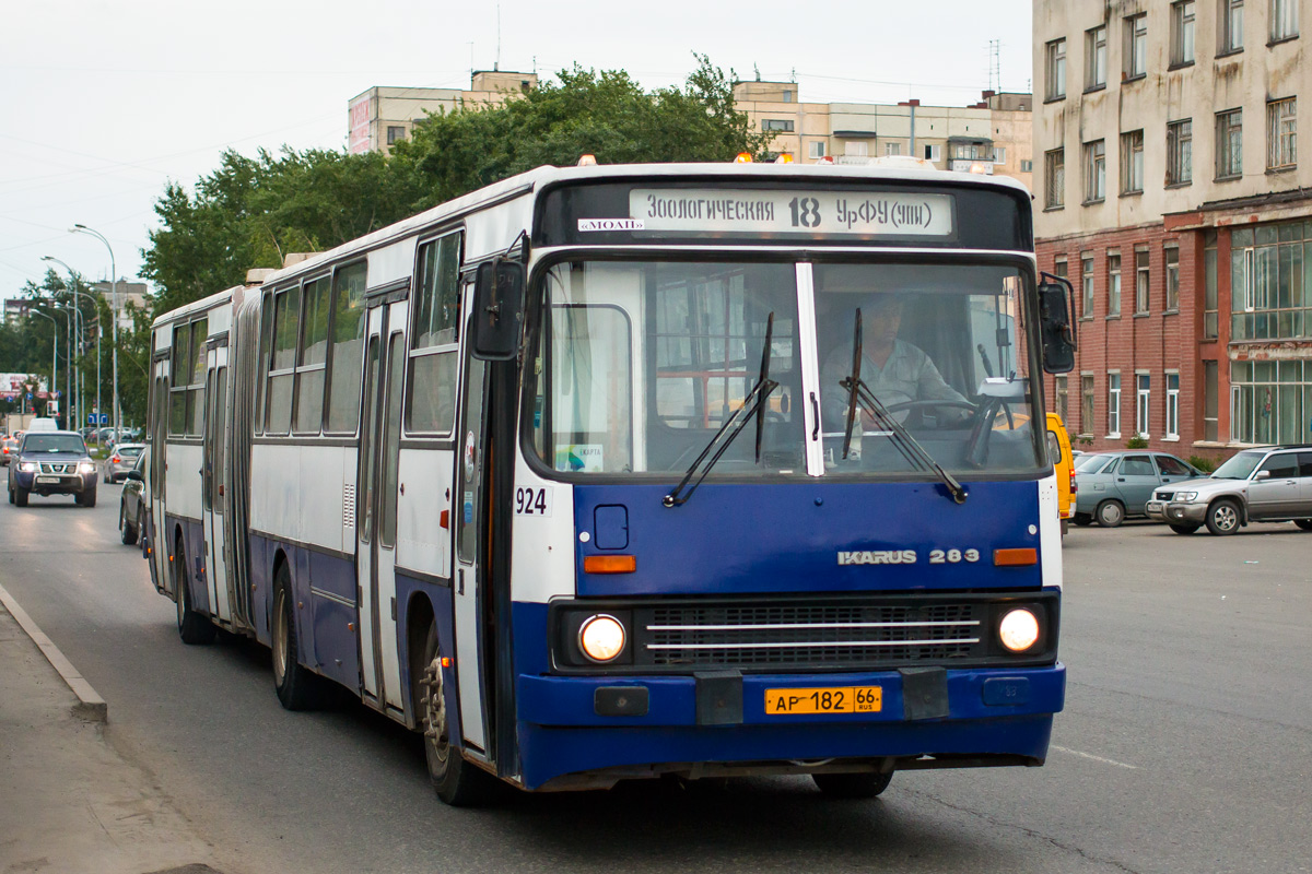 Свердловская область, Ikarus 283.10 № 924