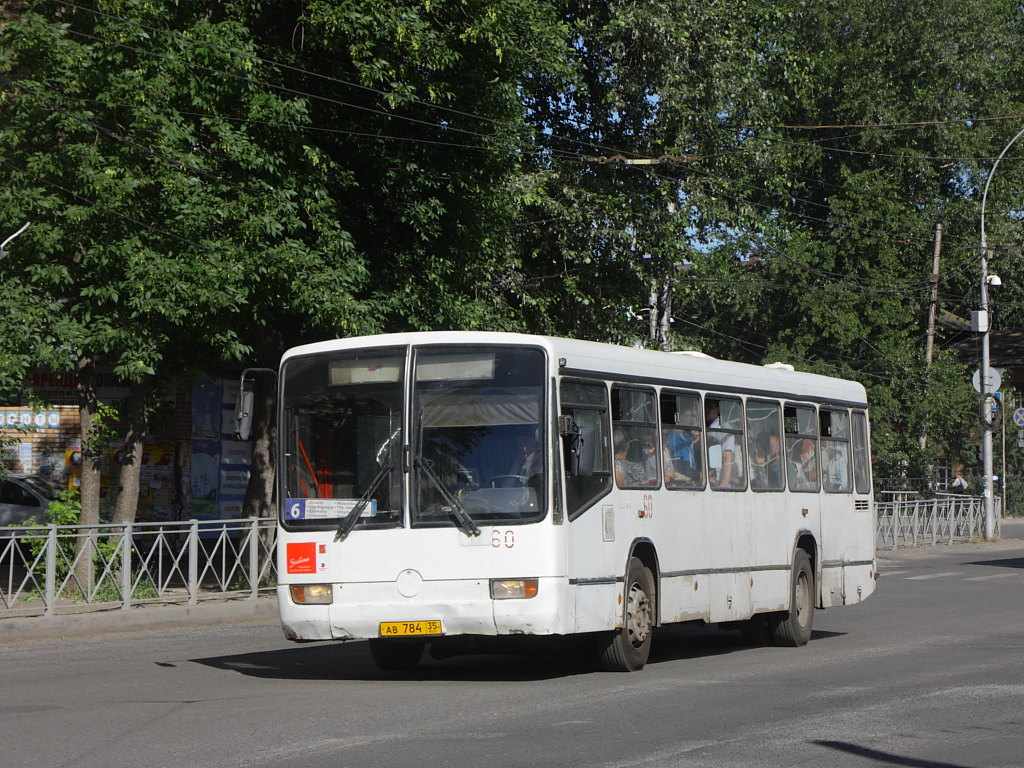 Вологодская область, Mercedes-Benz O345 № 60