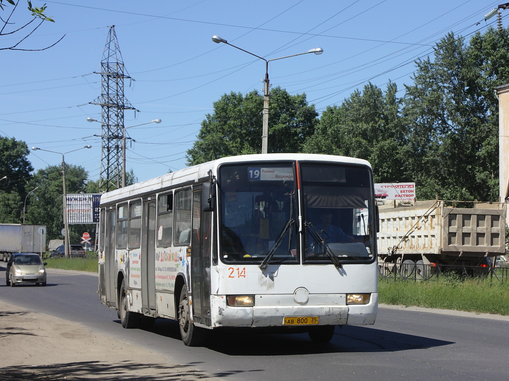 Вологодская область, Mercedes-Benz O345 № 214