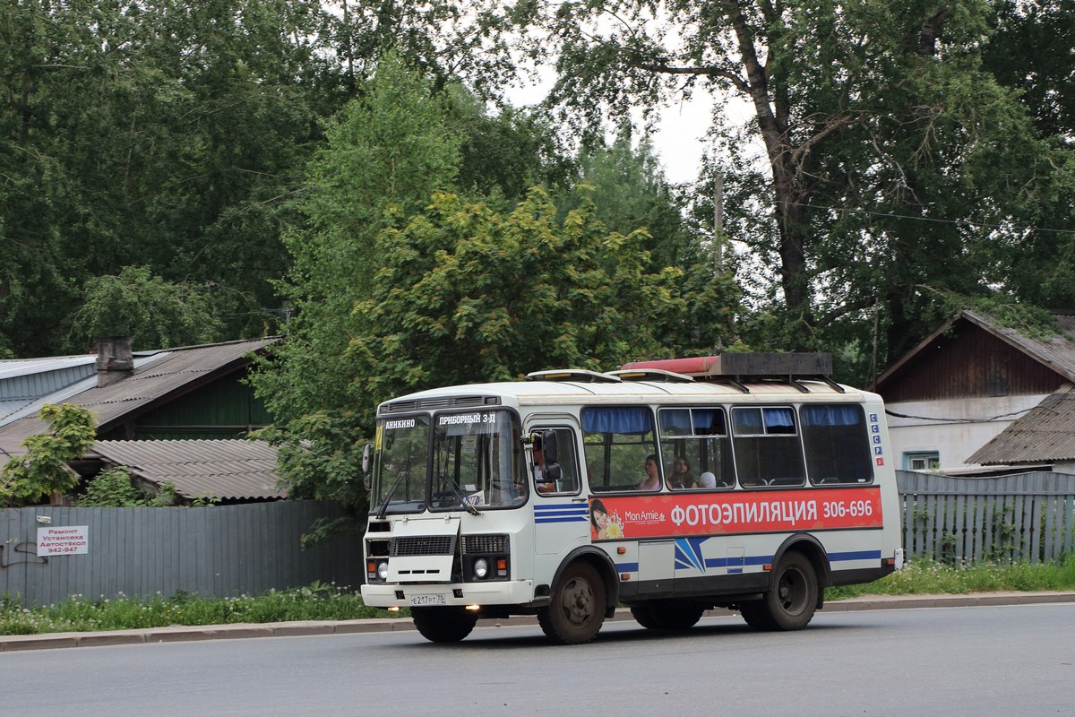 Томская область, ПАЗ-32054 № Е 217 РТ 70