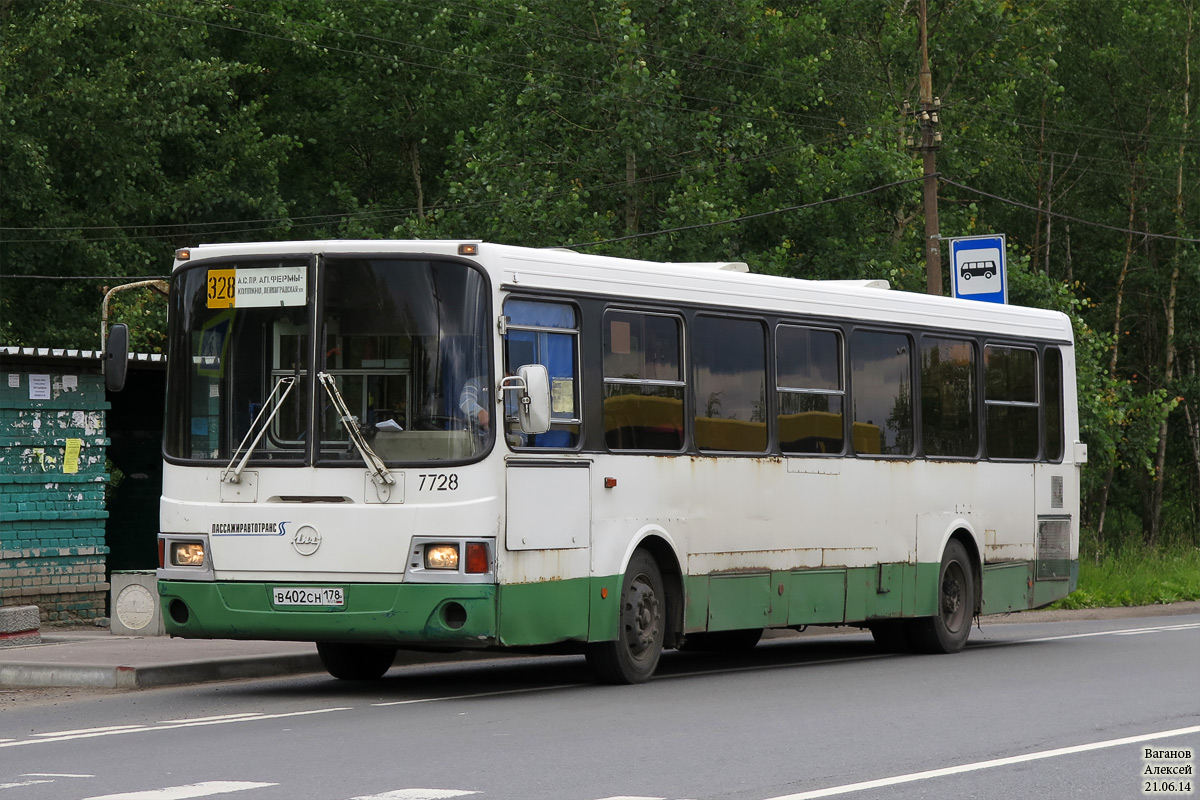 Санкт-Петербург, ЛиАЗ-5256.25 № 7728