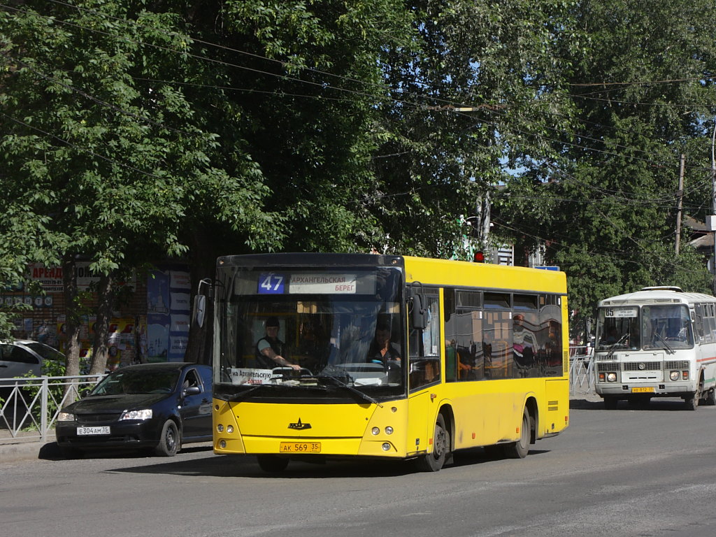 Вологодская область, МАЗ-206.060 № АК 569 35 — Фото — Автобусный транспорт