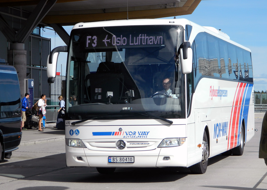 Норвегия, Mercedes-Benz Tourismo II M/2 16RHD № 490