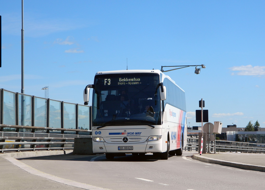 Норвегия, Mercedes-Benz Tourismo II M/2 16RHD № 420