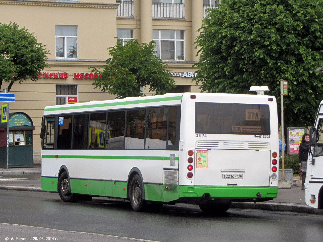 Sankt Peterburgas, LiAZ-5293.60 Nr. 3624