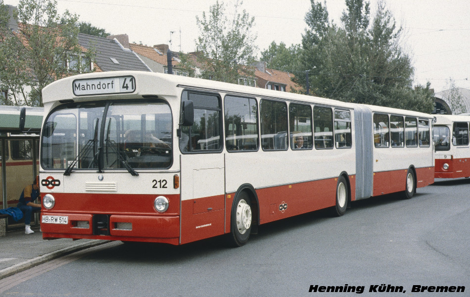 Бремен, Mercedes-Benz O305G № 212