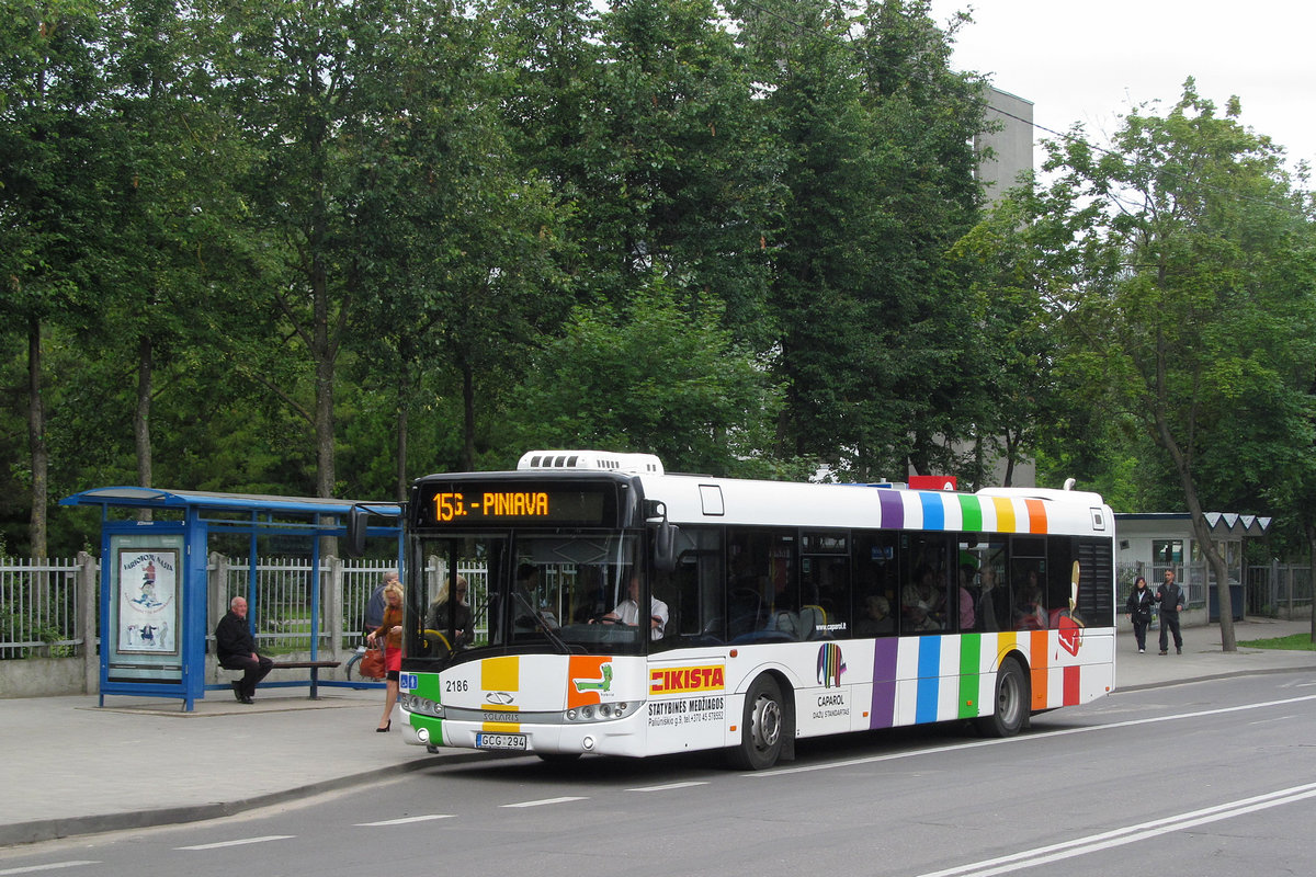 Lietuva, Solaris Urbino III 12 hybrid № 2186