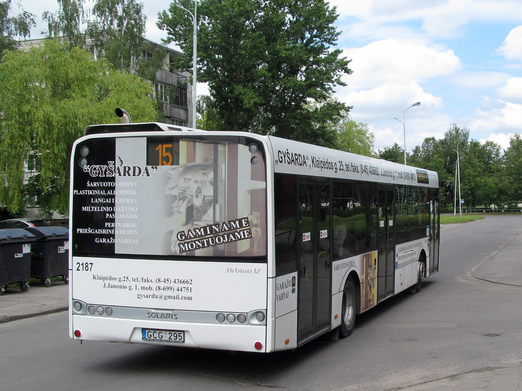 Lietuva, Solaris Urbino III 12 hybrid Nr. 2187