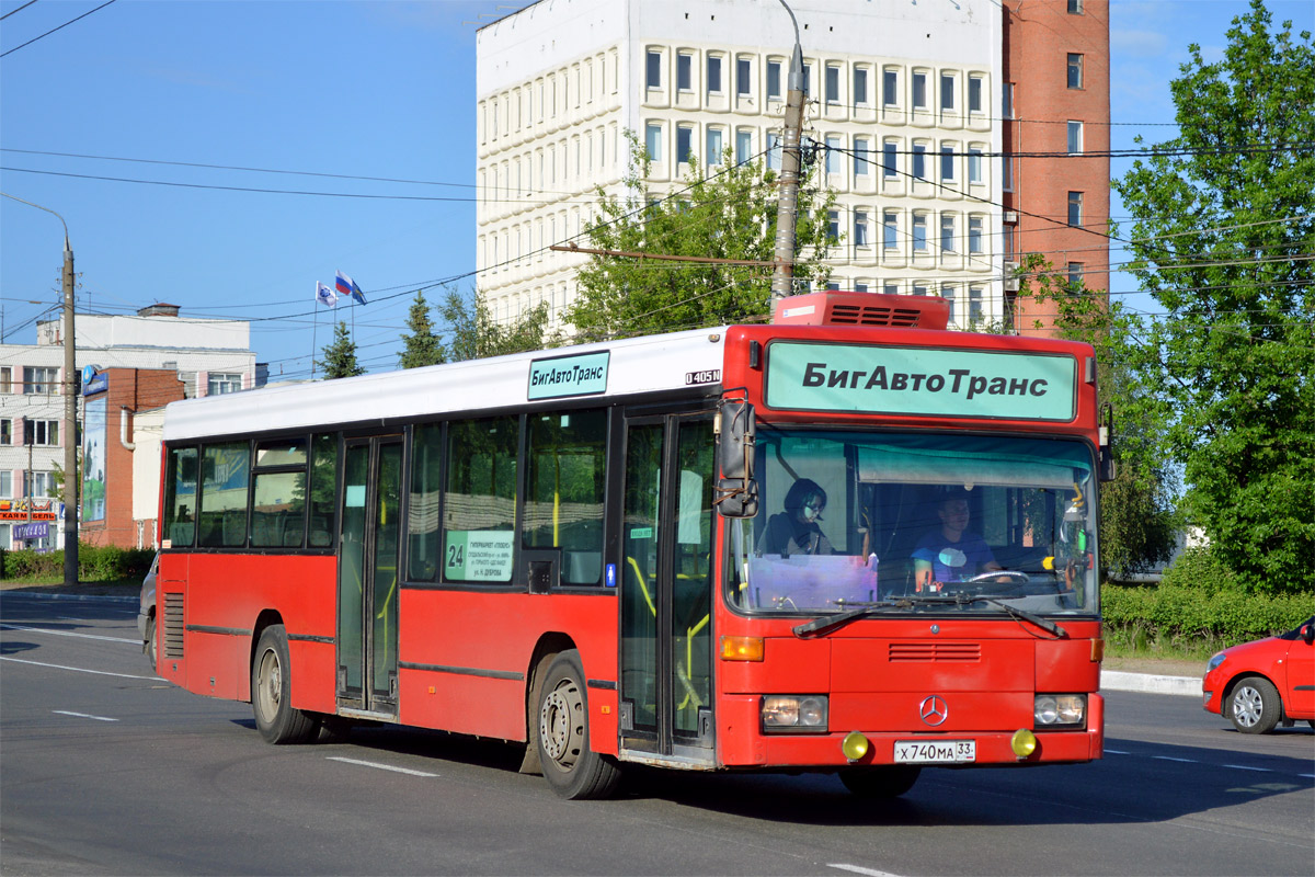 Vladimir region, Mercedes-Benz O405N2 Nr. Х 740 МА 33