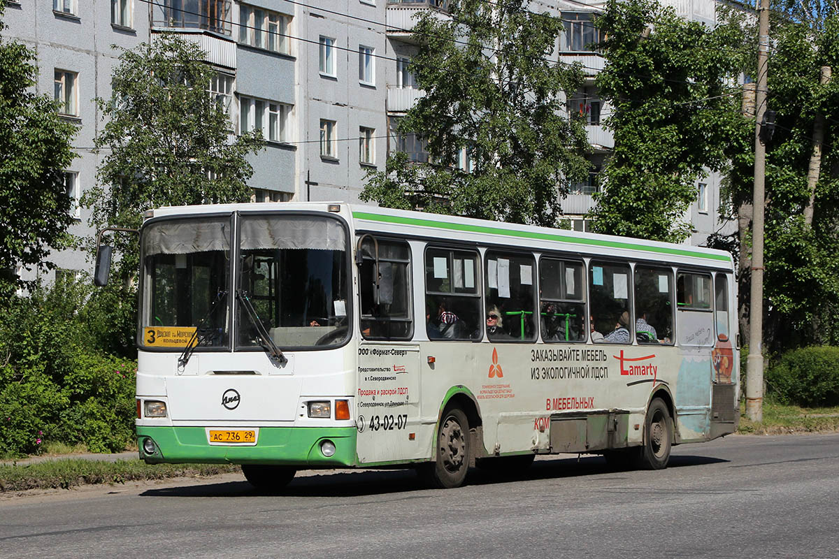 Архангельская область, ЛиАЗ-5256.45 № АС 736 29