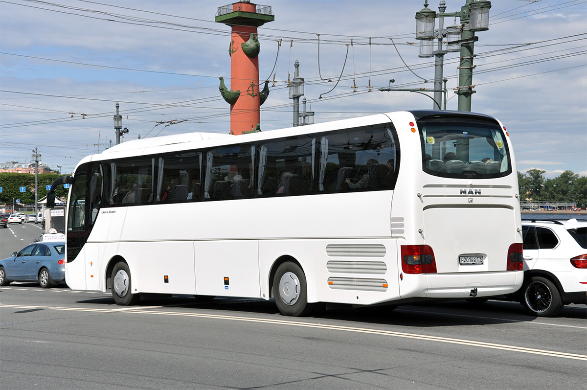 Szentpétervár, MAN R07 Lion's Coach RHC444 sz.: Н 201 ВВ 178
