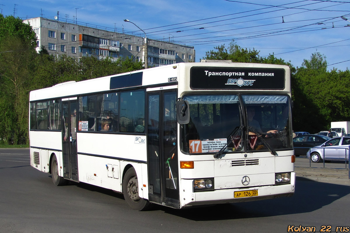 Алтайский край, Mercedes-Benz O405 № АР 126 22