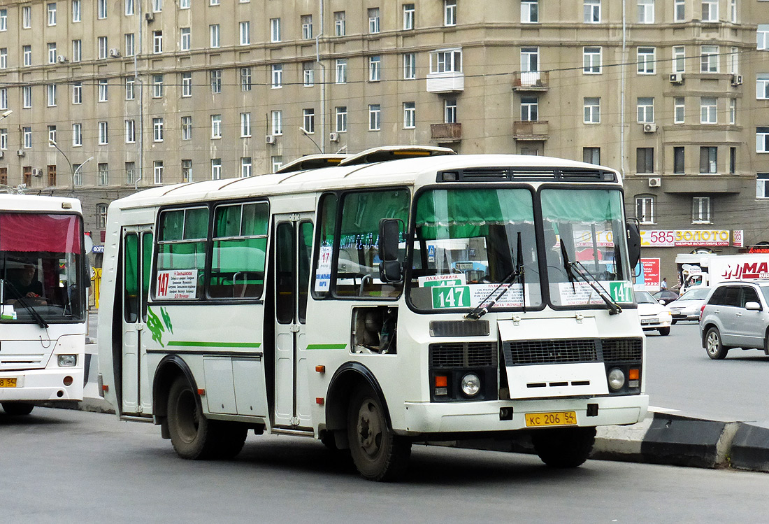 Новосибирская область, ПАЗ-32054 № 01