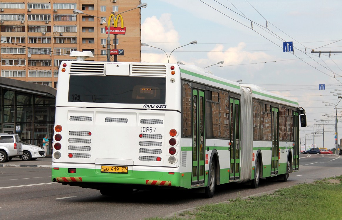 Москва, ЛиАЗ-6213.21 № 10667