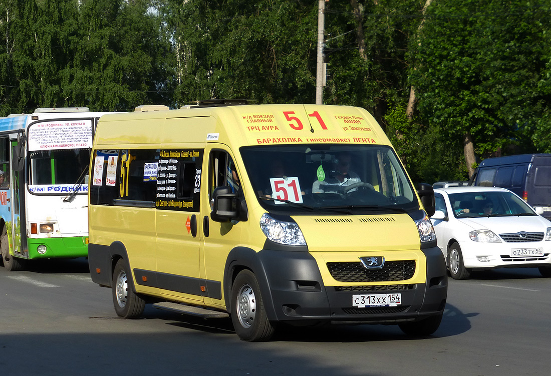 Новосибирская область, Промтех-22437* (Peugeot Boxer) № С 313 ХХ 154