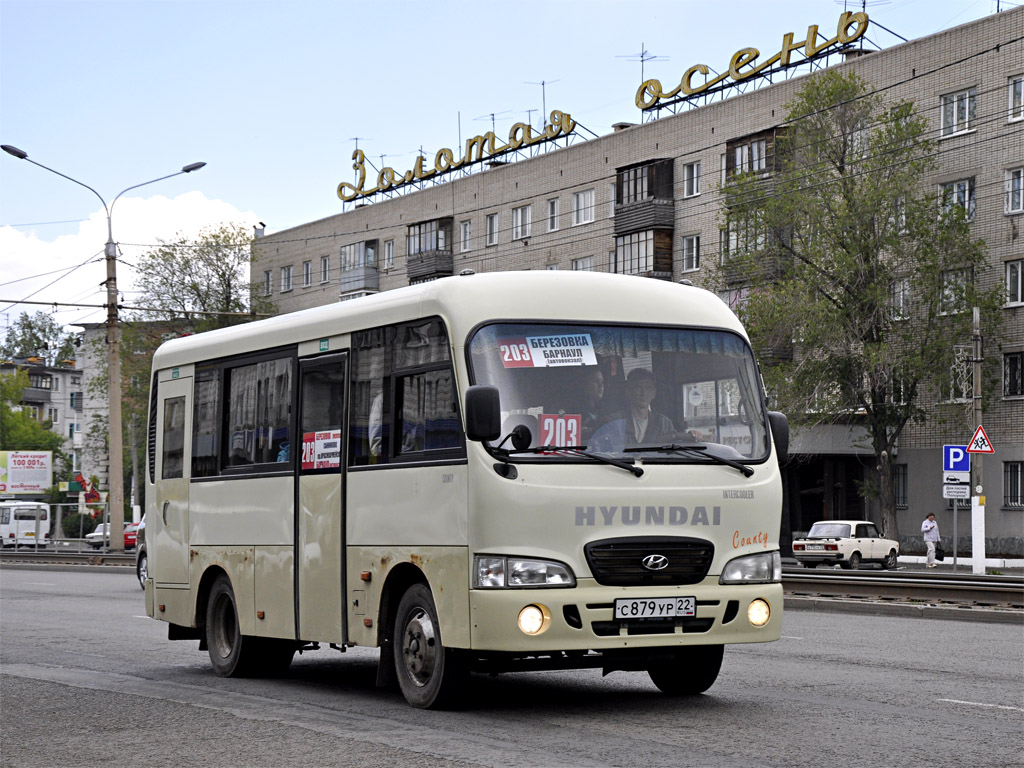 Altayskiy kray, Hyundai County SWB C08 (RZGA) Nr. С 879 УР 22