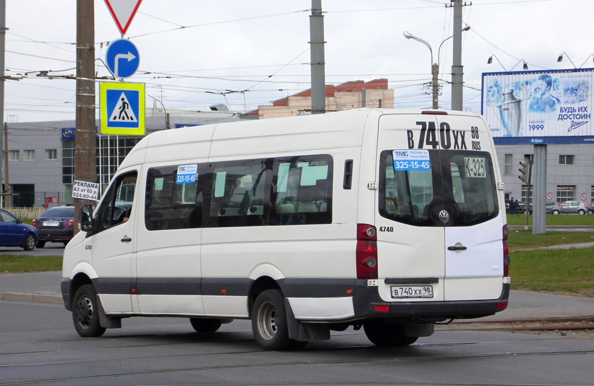 Санкт-Петербург, БТД-2219 (Volkswagen Crafter) № В 740 ХХ 98