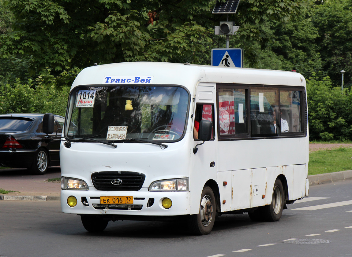 Москва, Hyundai County SWB C08 (ТагАЗ) № ЕК 016 77