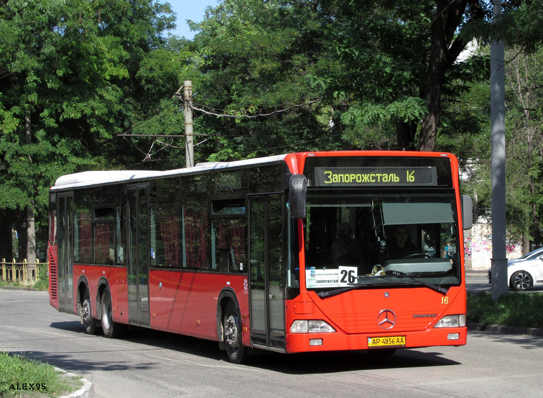 Запорожская область, Mercedes-Benz O530L Citaro L № AP 4856 AA