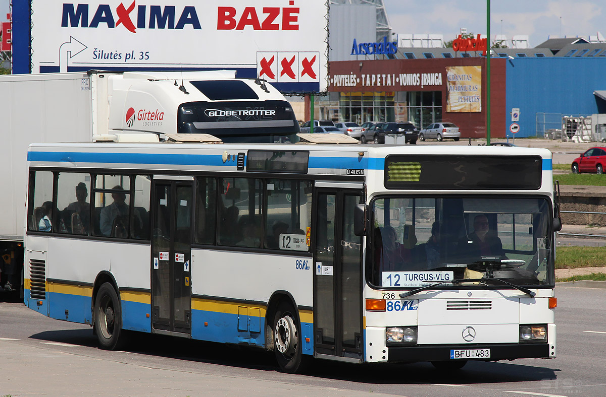 Литва, Mercedes-Benz O405N № 86