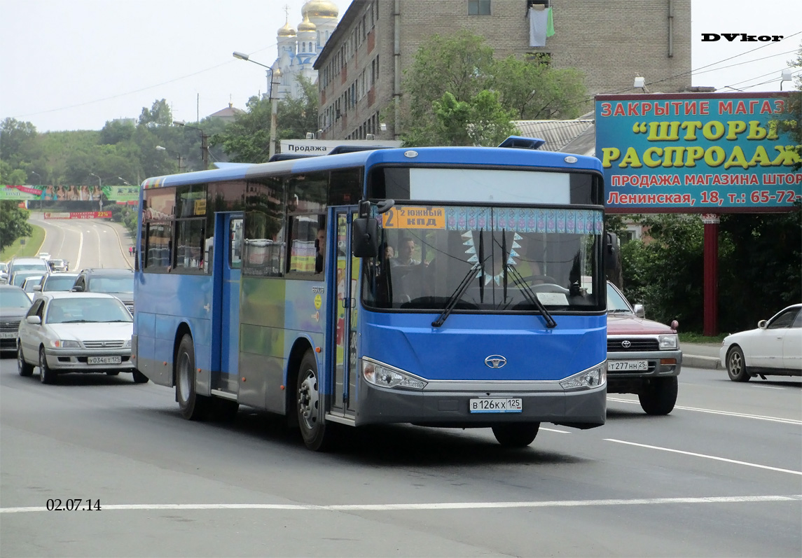 Приморский край, Daewoo New BS106 № В 126 КХ 125