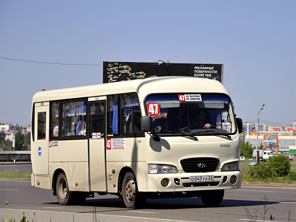 Алтайский край, Hyundai County SWB (РЗГА) № О 043 УА 22