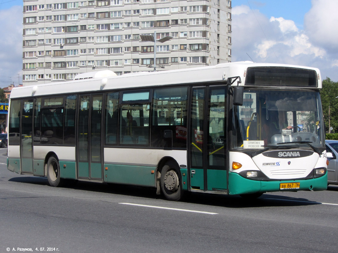 Санкт-Петербург, Scania OmniLink I (Скания-Питер) № 7424