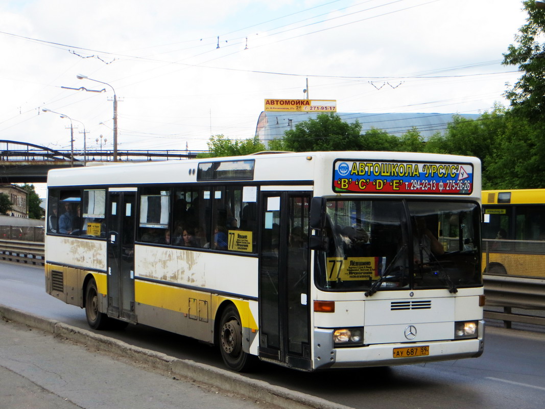 Пермский край, Mercedes-Benz O405 № АУ 687 59