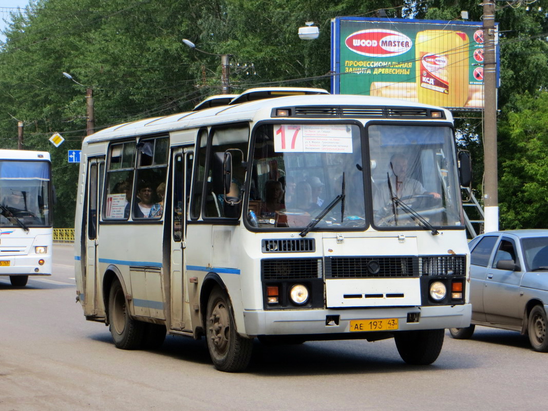 Кировская область, ПАЗ-32054-07 № АЕ 193 43