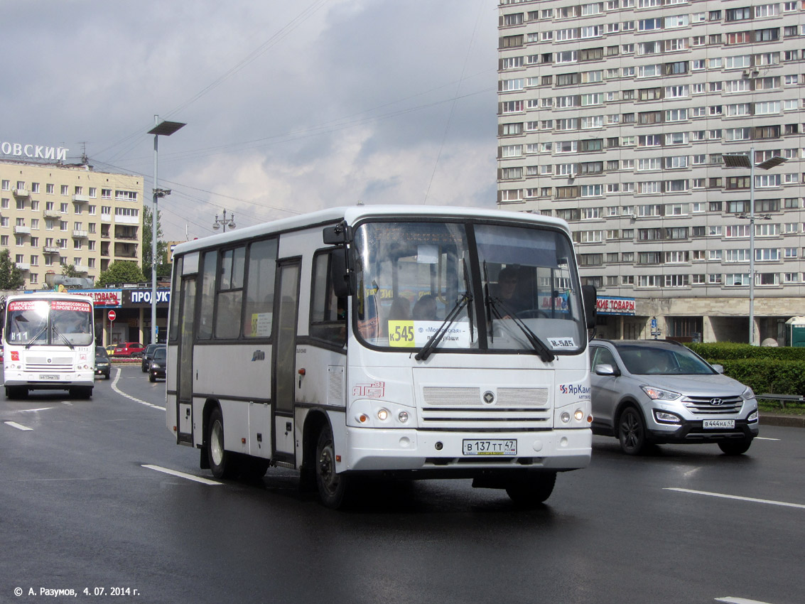 Санкт-Петербург, ПАЗ-320402-05 № В 137 ТТ 47