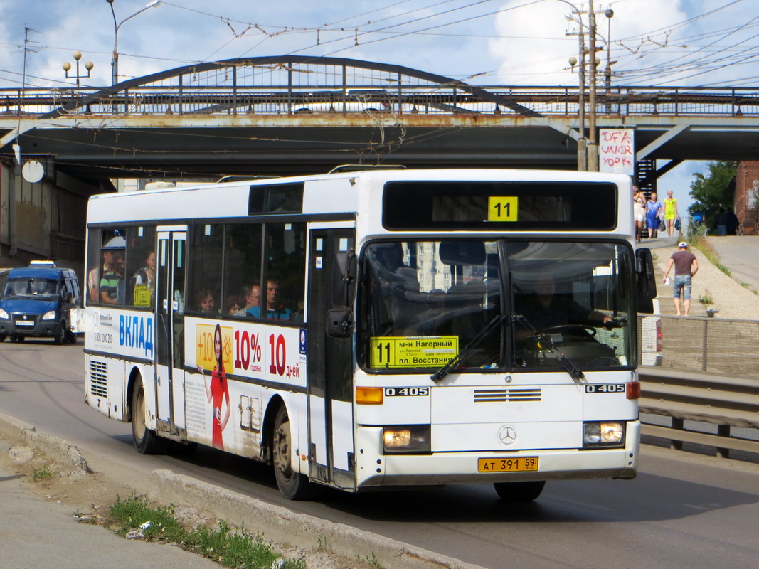 Пермский край, Mercedes-Benz O405 № АТ 391 59