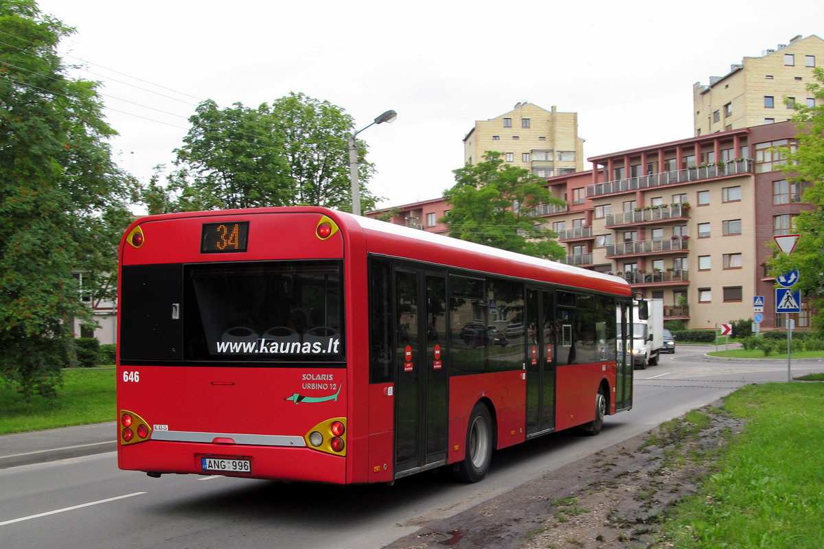 Литва, Solaris Urbino II 12 № 646