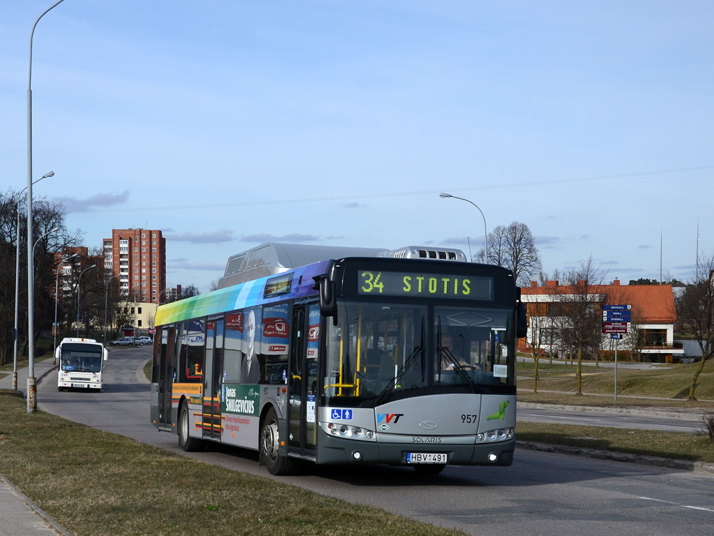 Литва, Solaris Urbino III 12 CNG № 957