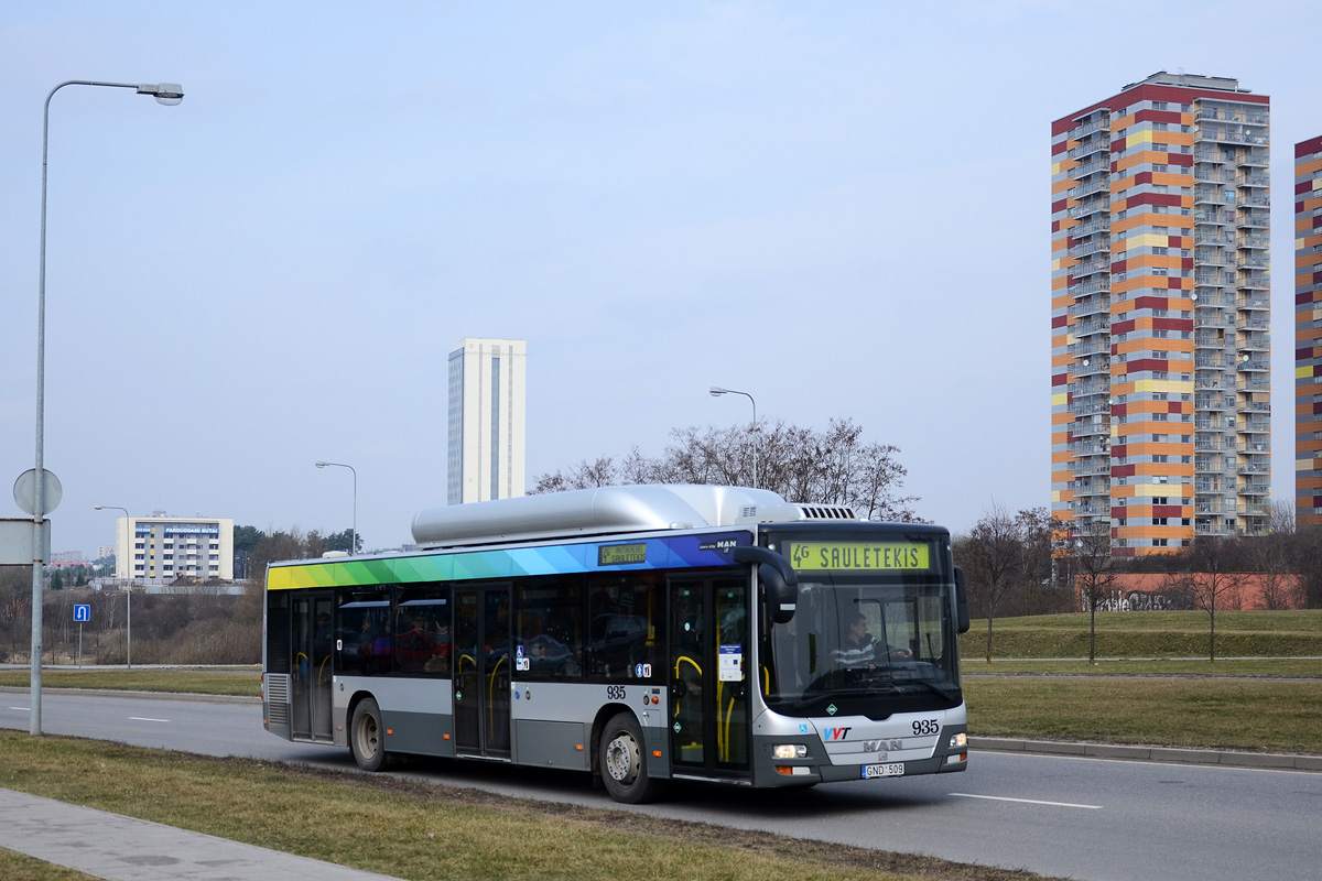 Литва, MAN A21 Lion's City NL273 CNG № 935