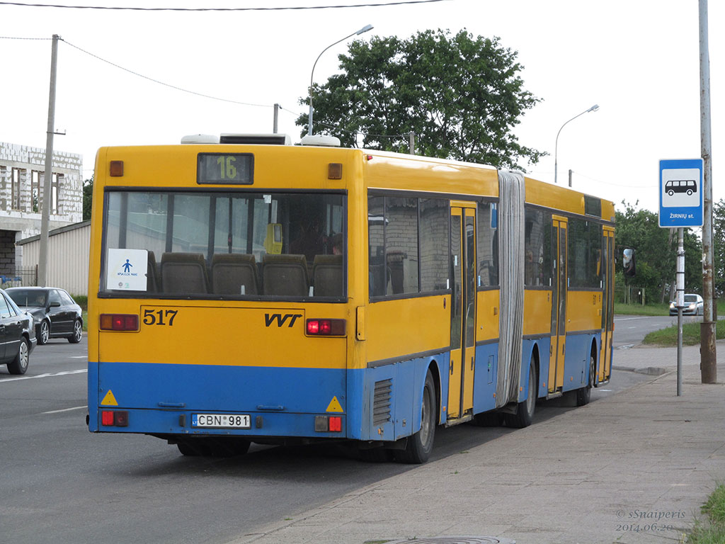 Литва, Mercedes-Benz O405G № 517