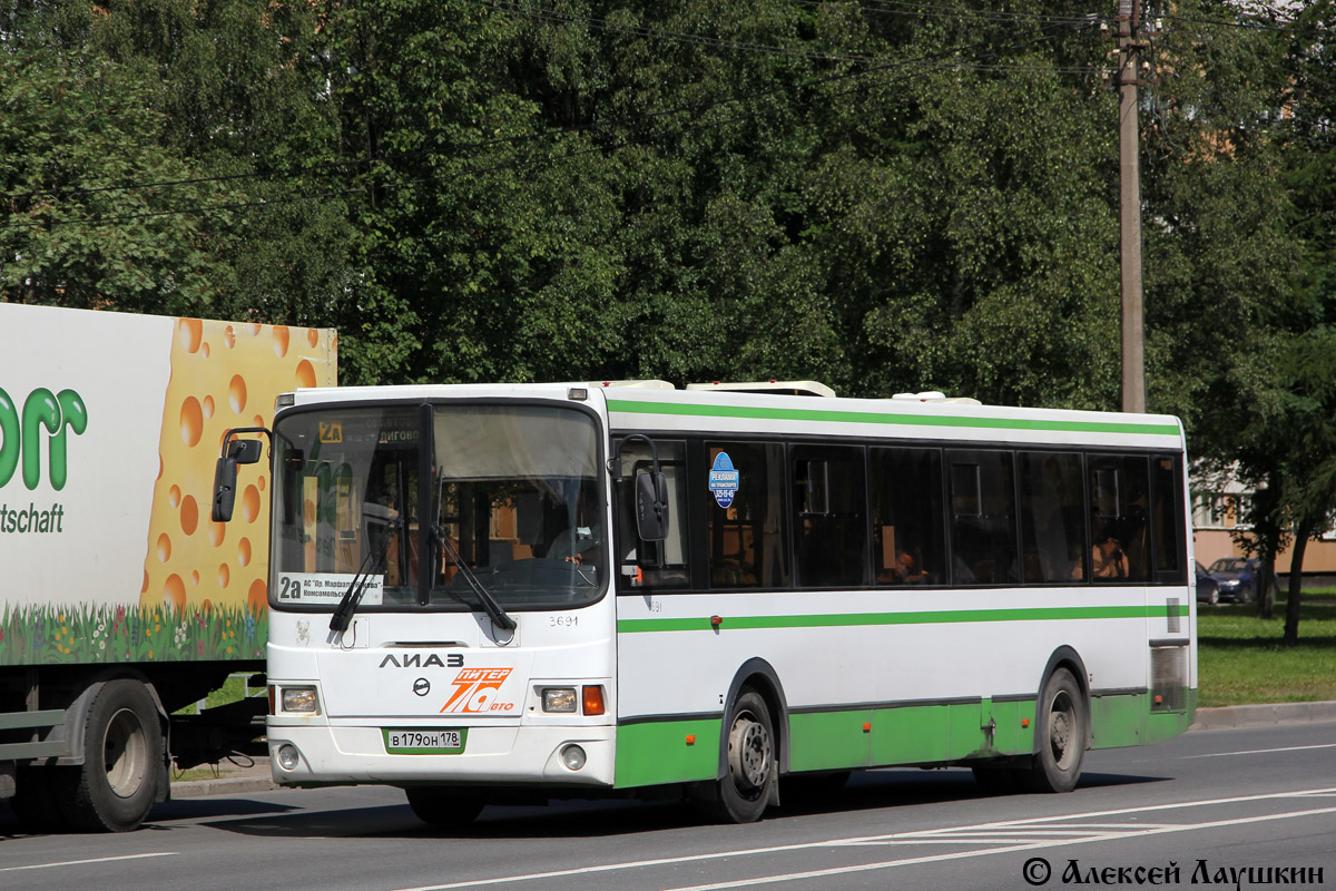 Санкт-Петербург, ЛиАЗ-5293.60 № 3691