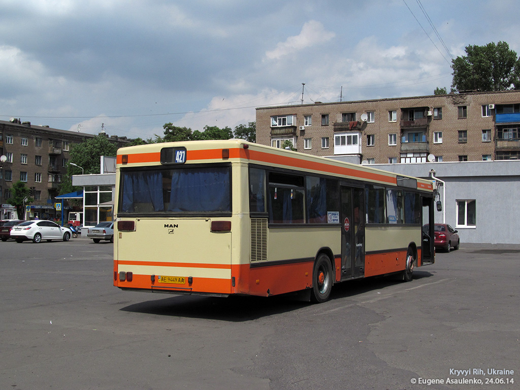 Днепропетровская область, MAN A12 EL202 № AE 9449 AA