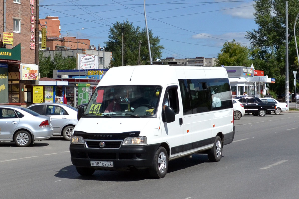 Тюменская область, FIAT Ducato 244 CSMMC-RLL, -RTL № Н 181 СУ 72