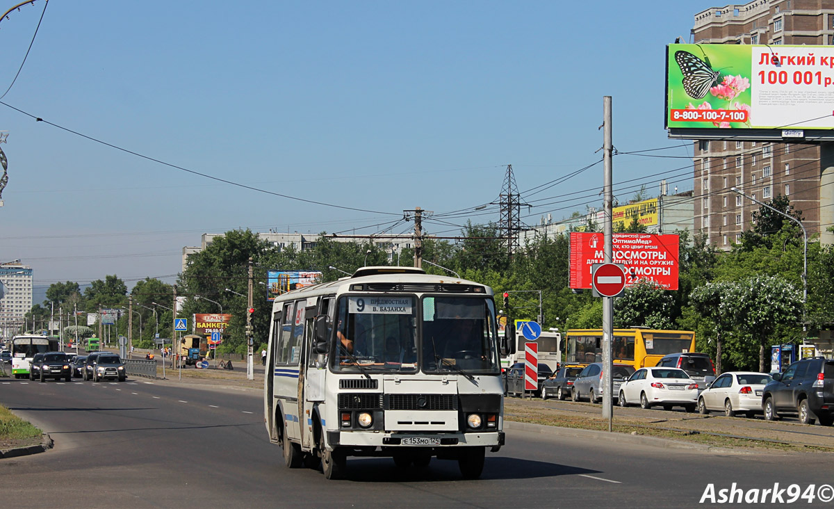 Красноярский край, ПАЗ-32054 № Е 153 МО 124