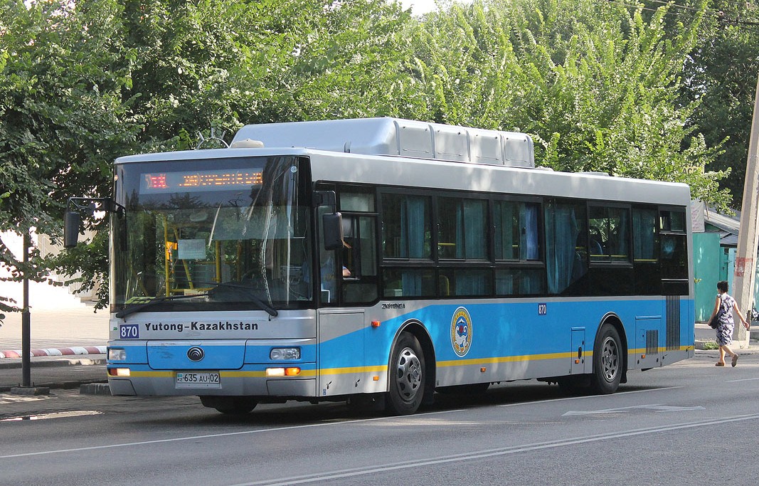 Алматы, Yutong ZK6118HGA № 870