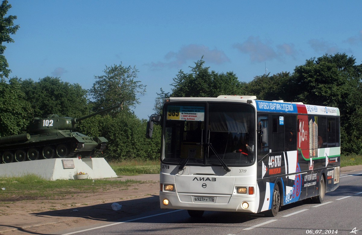 Санкт-Петербург, ЛиАЗ-5256.61 № 3719