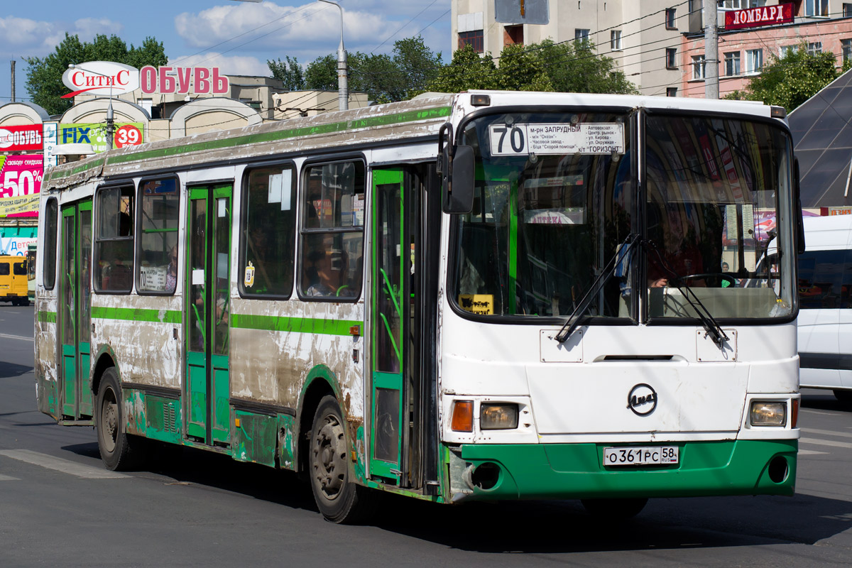 Пензенская область, ЛиАЗ-5256.45 № О 361 РС 58