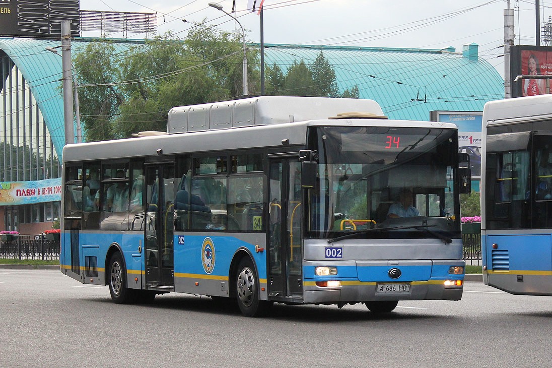 Алматы, Yutong ZK6120HGM № 002