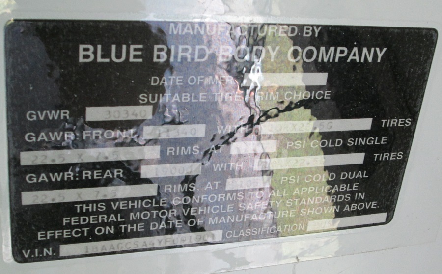 Калининградская область, Blue Bird TC2000 № АМ 758 39