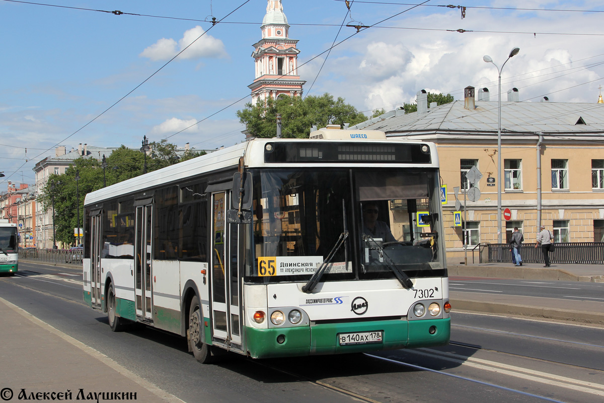 Санкт-Петербург, ЛиАЗ-5292.20 № 7302