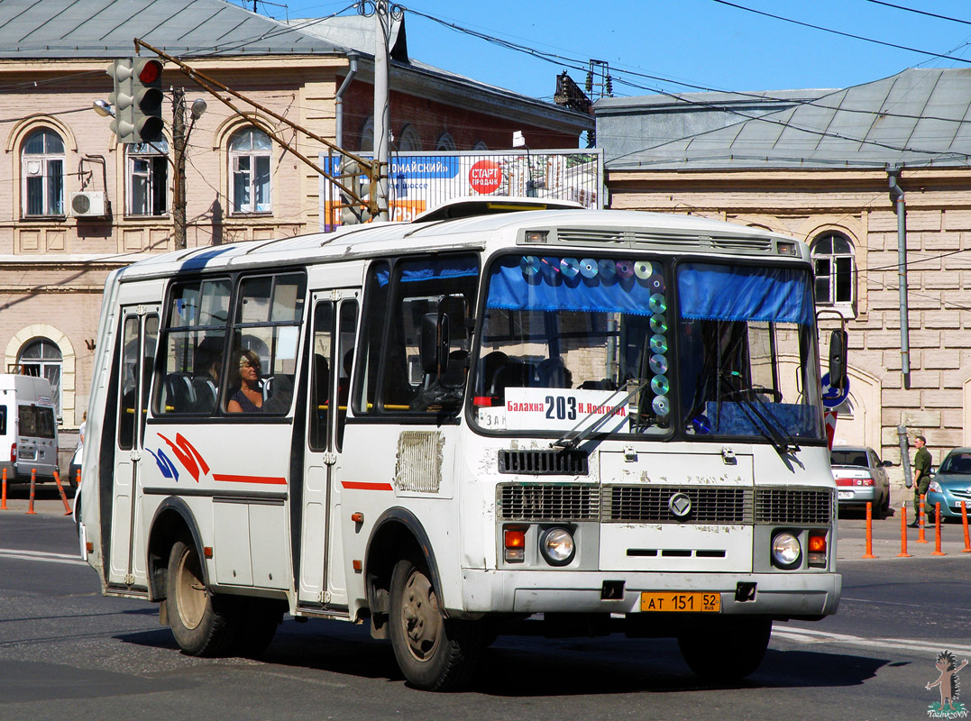 Нижегородская область, ПАЗ-32054-07 № АТ 151 52