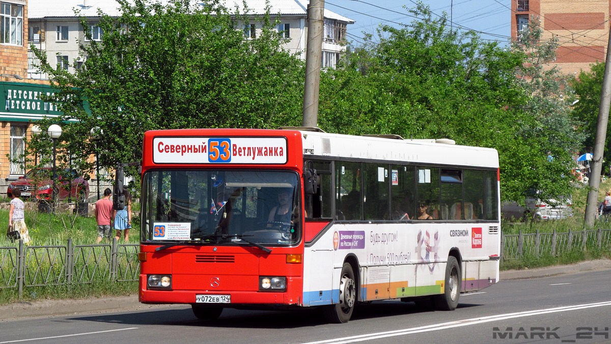 Красноярский край, Mercedes-Benz O405N № У 072 ЕВ 124